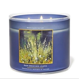White Barn Nature 3-Wick 14.5 Ounce Rain Drenched Leaves Candle - New